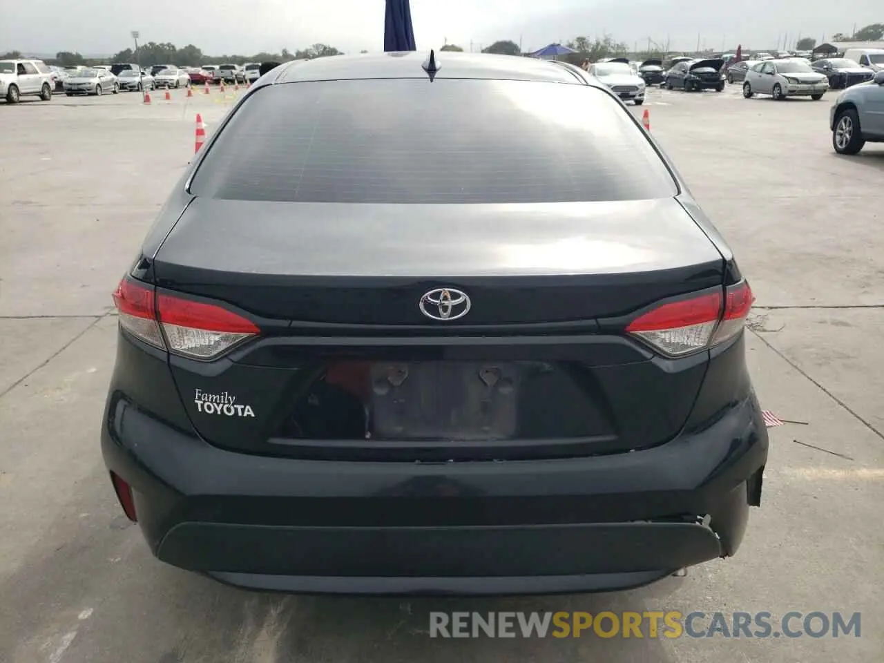 6 fotografías del automóvil dañado 5YFEPRAE6LP093195 TOYOTA COROLLA 2020