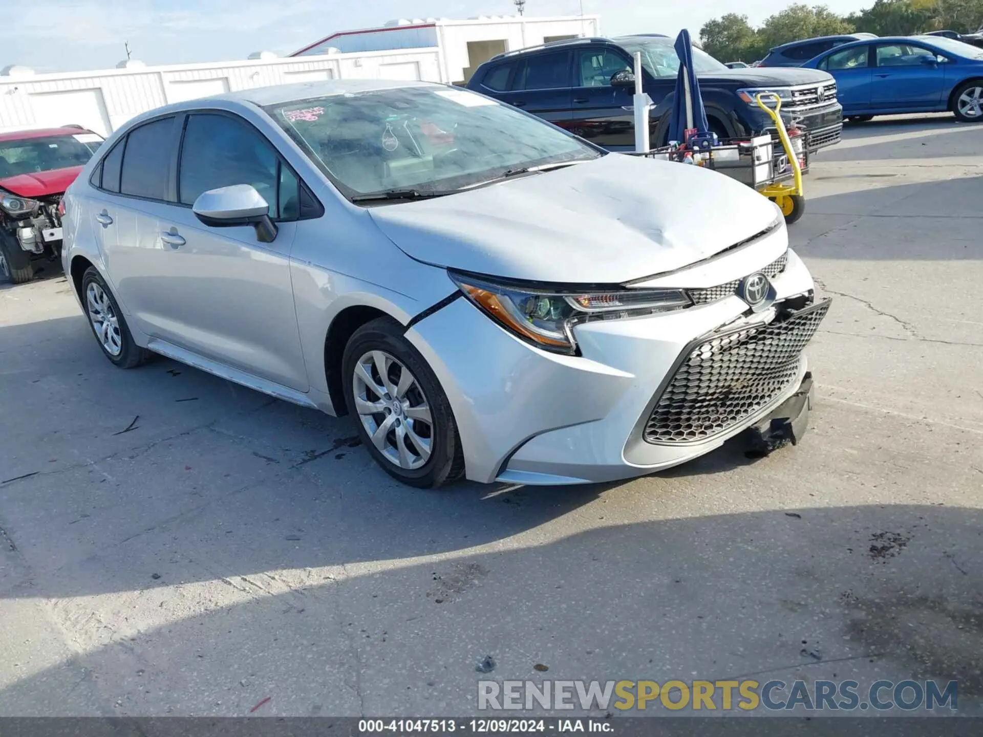 1 fotografías del automóvil dañado 5YFEPRAE6LP093424 TOYOTA COROLLA 2020