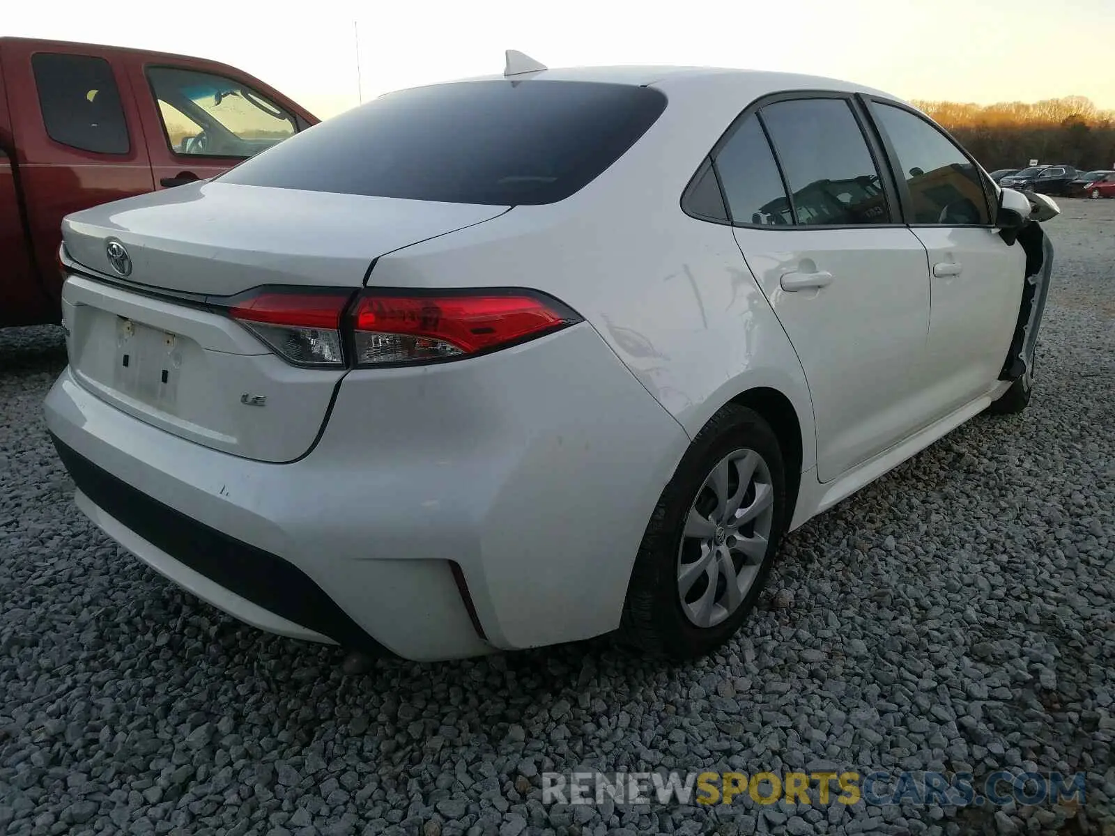 4 fotografías del automóvil dañado 5YFEPRAE6LP094475 TOYOTA COROLLA 2020