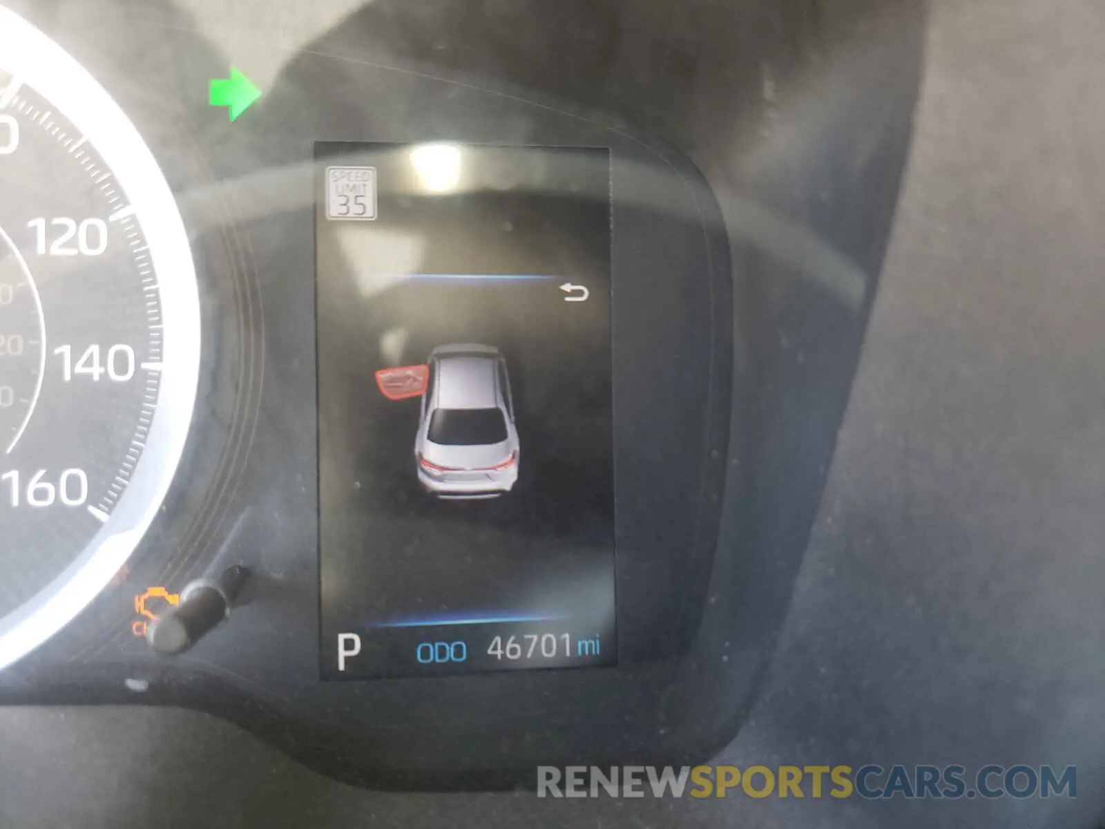 8 fotografías del automóvil dañado 5YFEPRAE6LP098932 TOYOTA COROLLA 2020