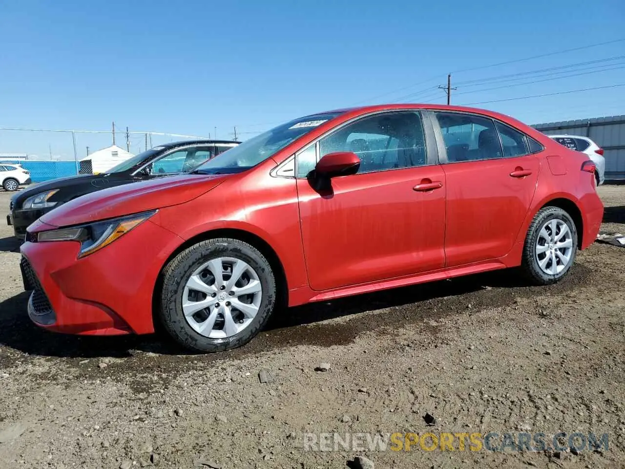 1 fotografías del automóvil dañado 5YFEPRAE6LP100033 TOYOTA COROLLA 2020