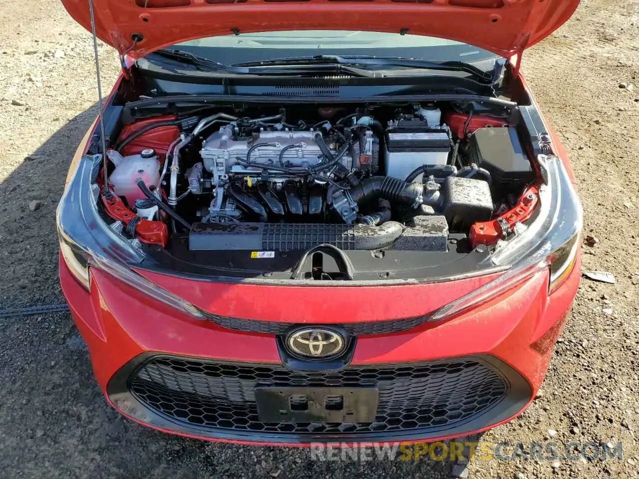 11 fotografías del automóvil dañado 5YFEPRAE6LP100033 TOYOTA COROLLA 2020