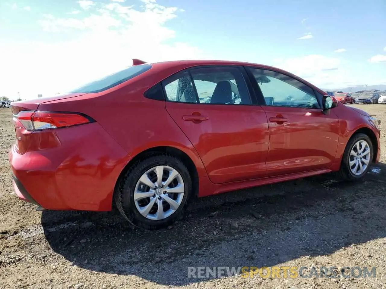 3 fotografías del automóvil dañado 5YFEPRAE6LP100033 TOYOTA COROLLA 2020