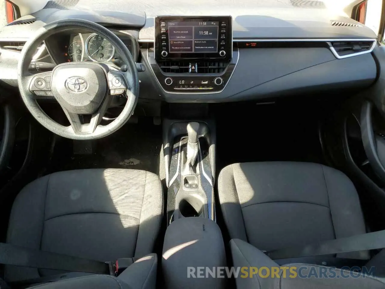 8 fotografías del automóvil dañado 5YFEPRAE6LP100033 TOYOTA COROLLA 2020