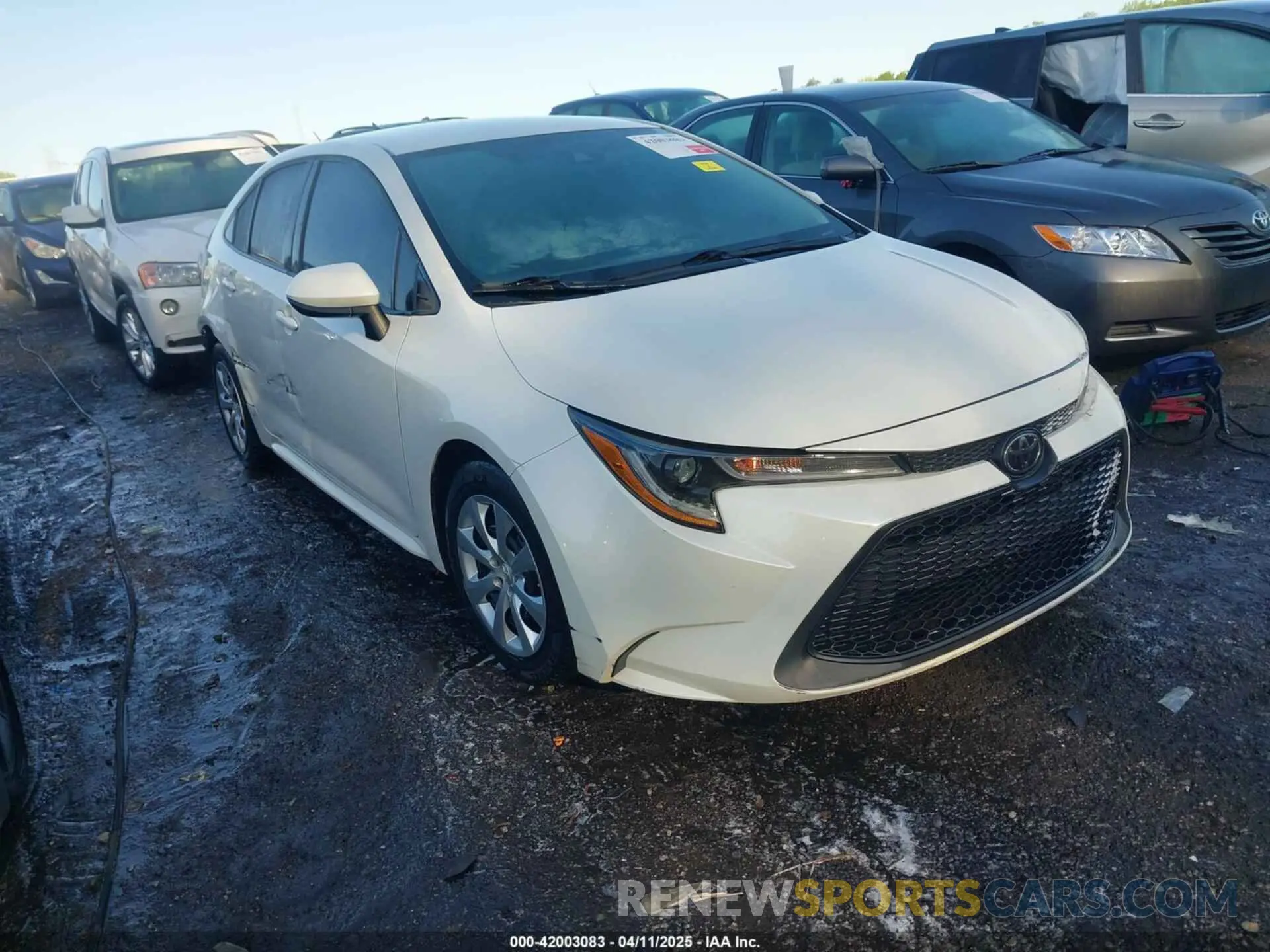 1 fotografías del automóvil dañado 5YFEPRAE6LP100260 TOYOTA COROLLA 2020