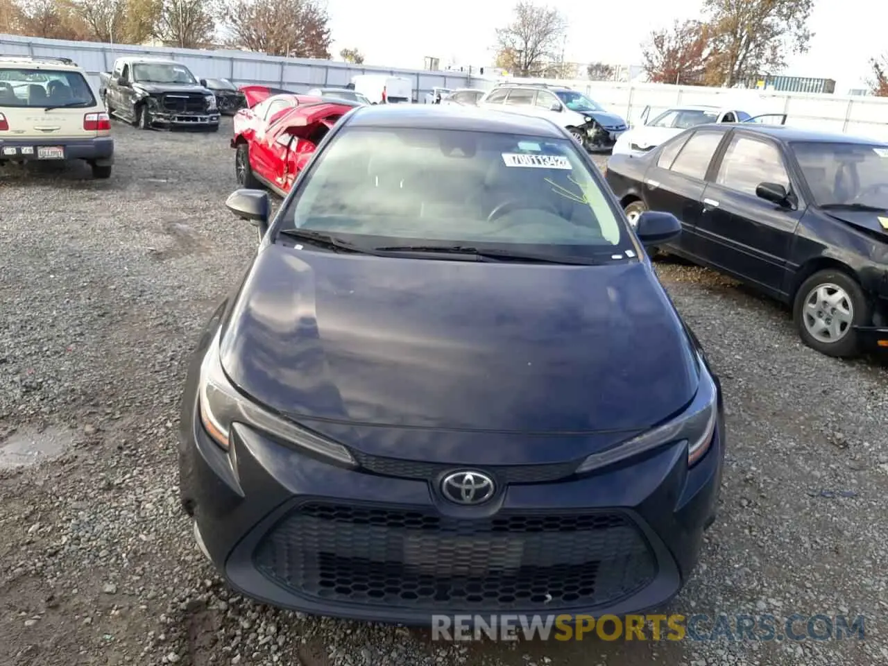 5 fotografías del automóvil dañado 5YFEPRAE6LP103353 TOYOTA COROLLA 2020