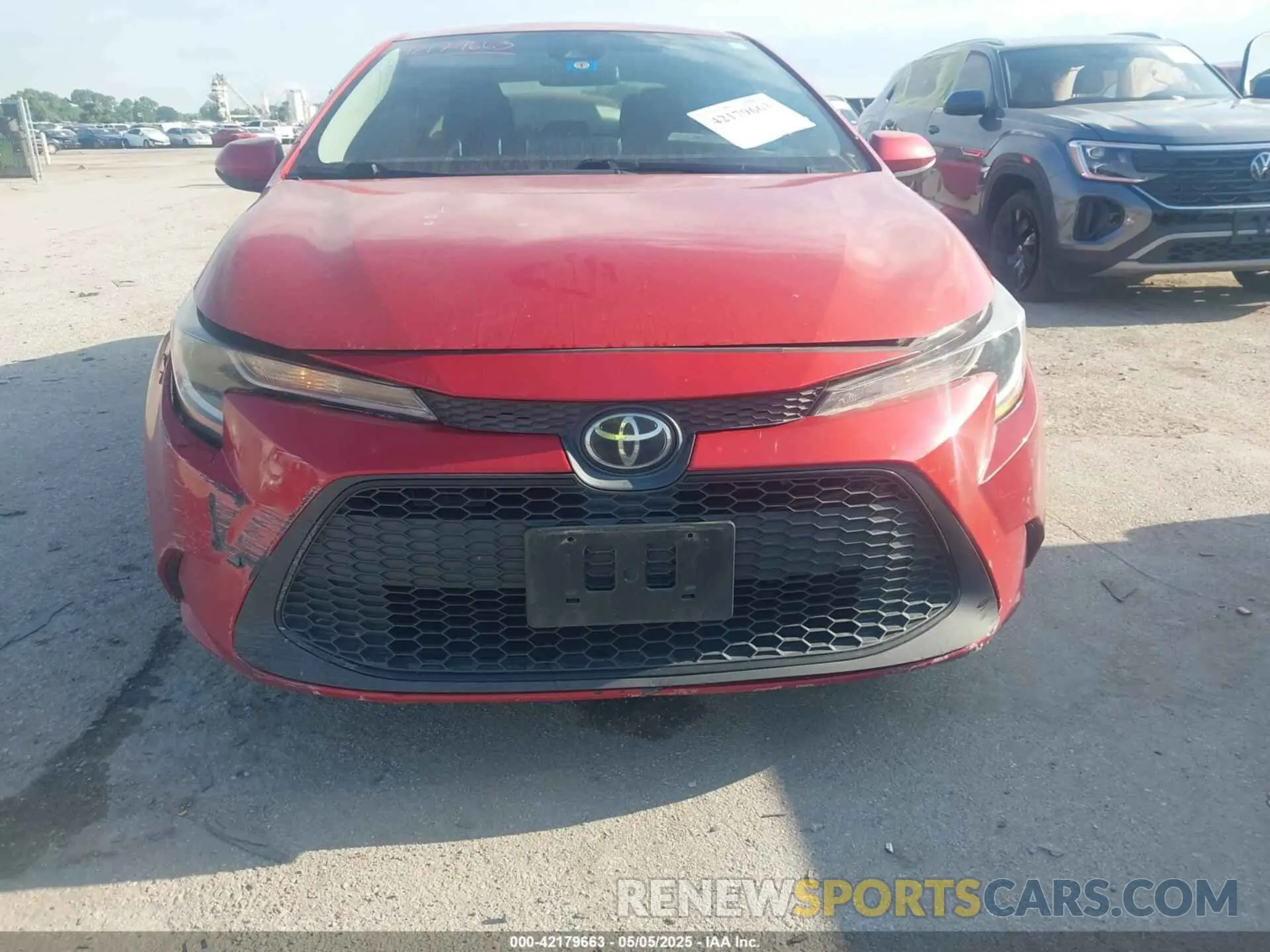 13 fotografías del automóvil dañado 5YFEPRAE6LP106267 TOYOTA COROLLA 2020