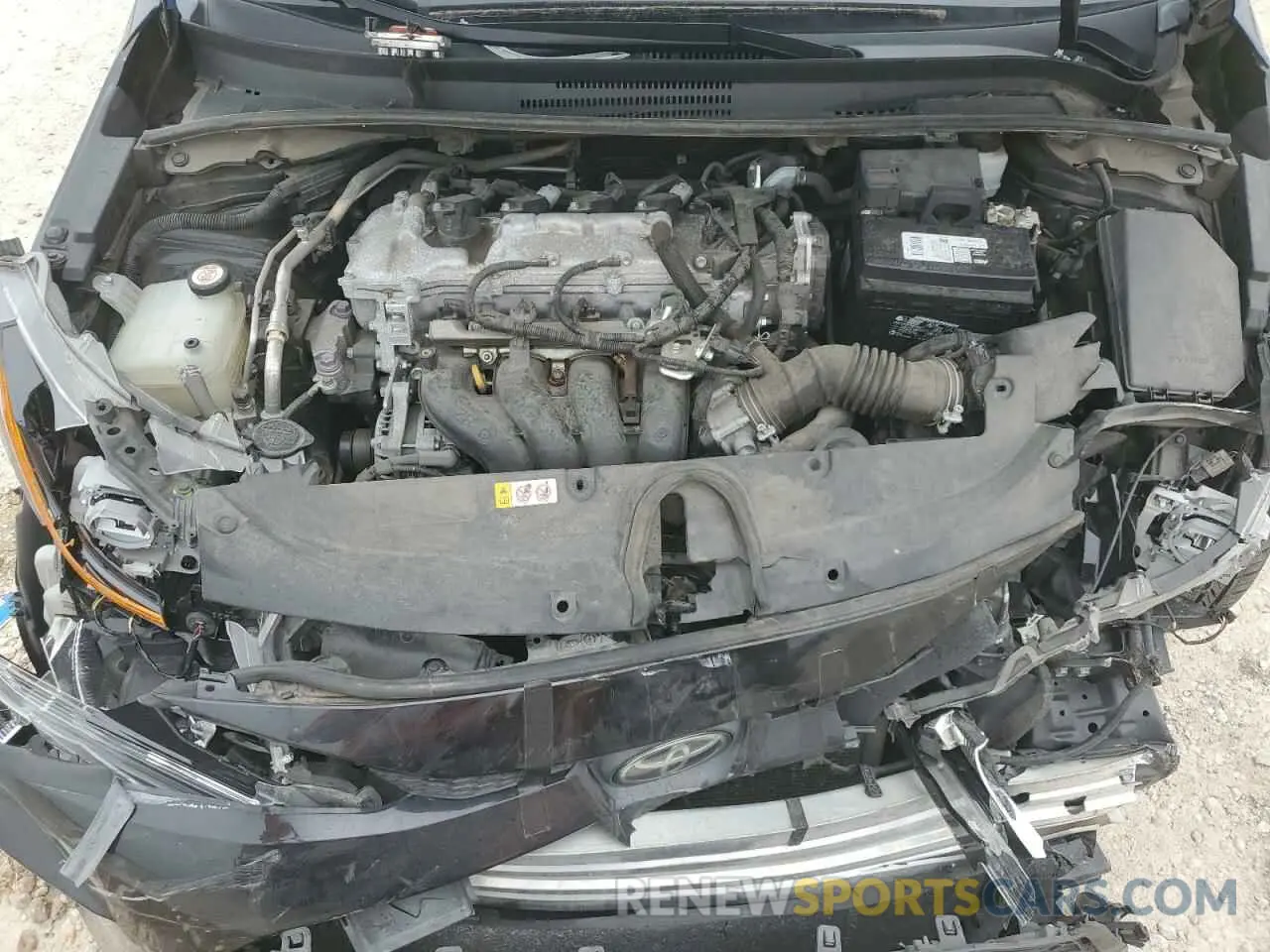 11 fotografías del automóvil dañado 5YFEPRAE6LP111100 TOYOTA COROLLA 2020