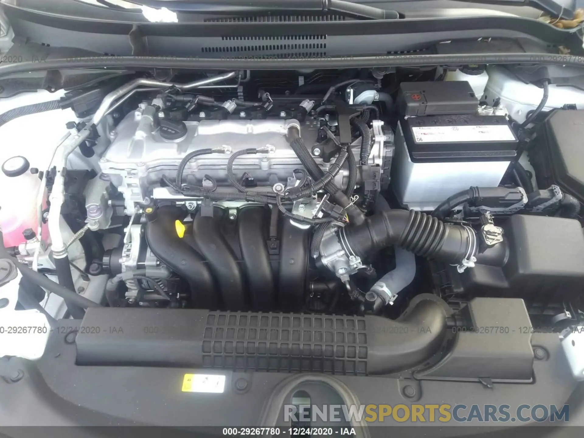 10 fotografías del automóvil dañado 5YFEPRAE6LP117818 TOYOTA COROLLA 2020
