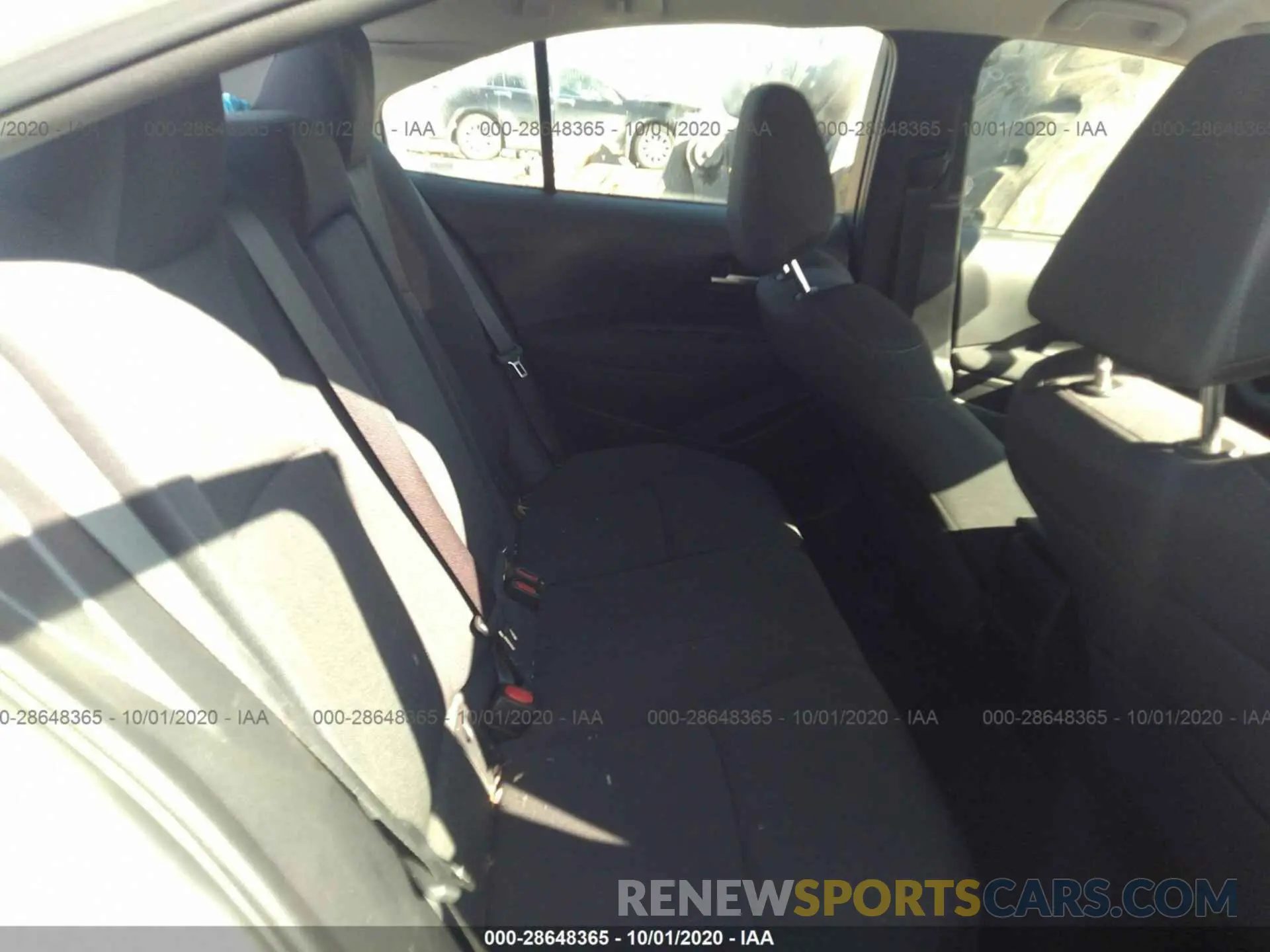 8 fotografías del automóvil dañado 5YFEPRAE6LP121447 TOYOTA COROLLA 2020