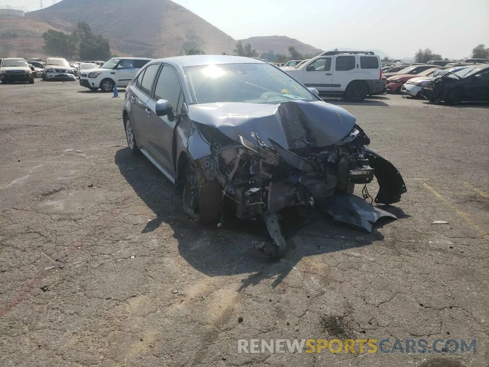 1 fotografías del automóvil dañado 5YFEPRAE6LP130469 TOYOTA COROLLA 2020