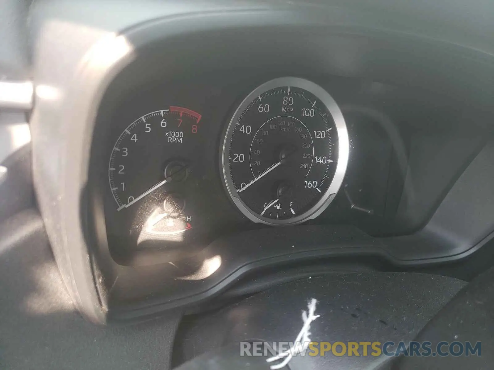 8 fotografías del automóvil dañado 5YFEPRAE6LP130469 TOYOTA COROLLA 2020