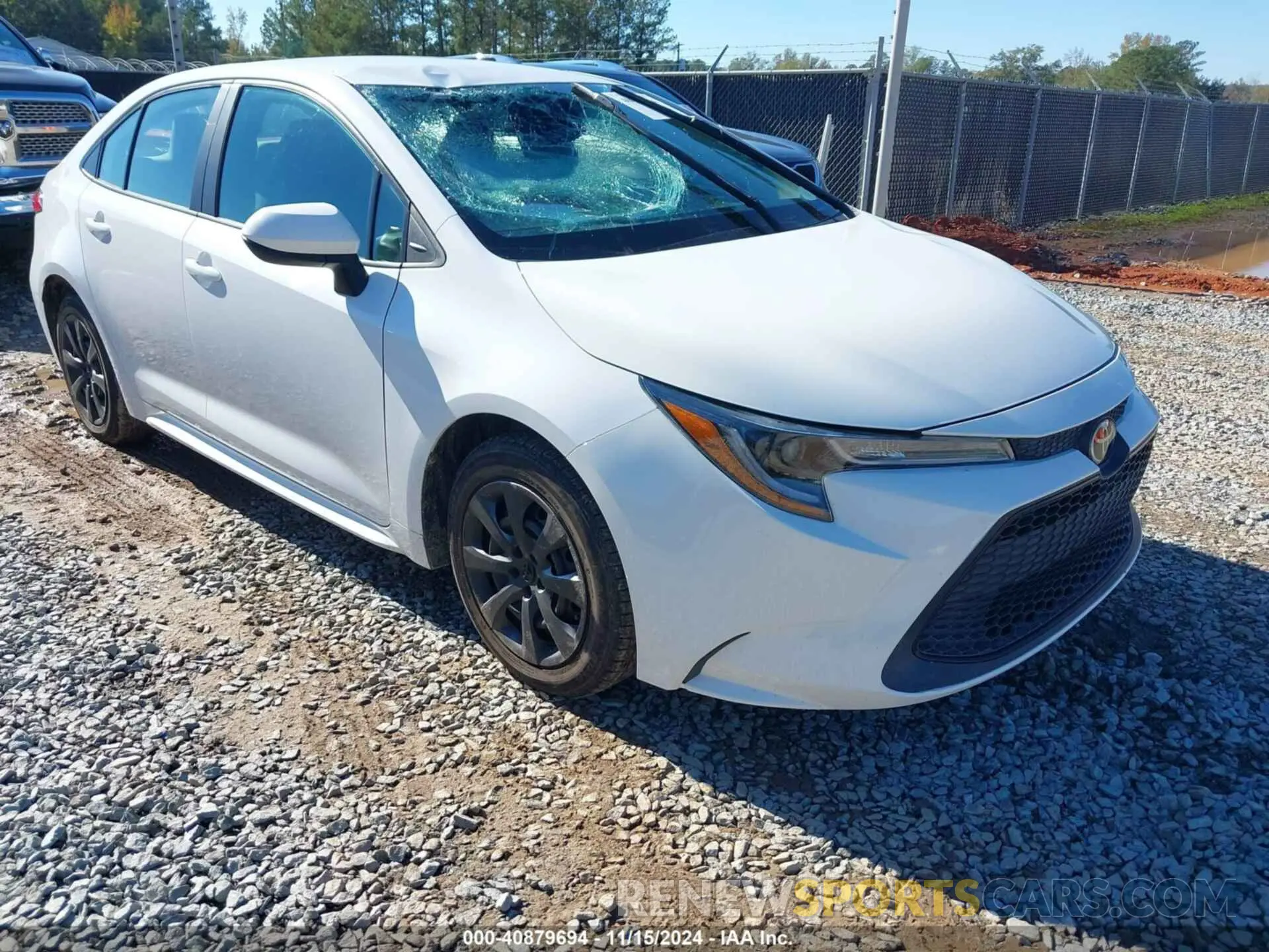 1 fotografías del automóvil dañado 5YFEPRAE6LP137566 TOYOTA COROLLA 2020