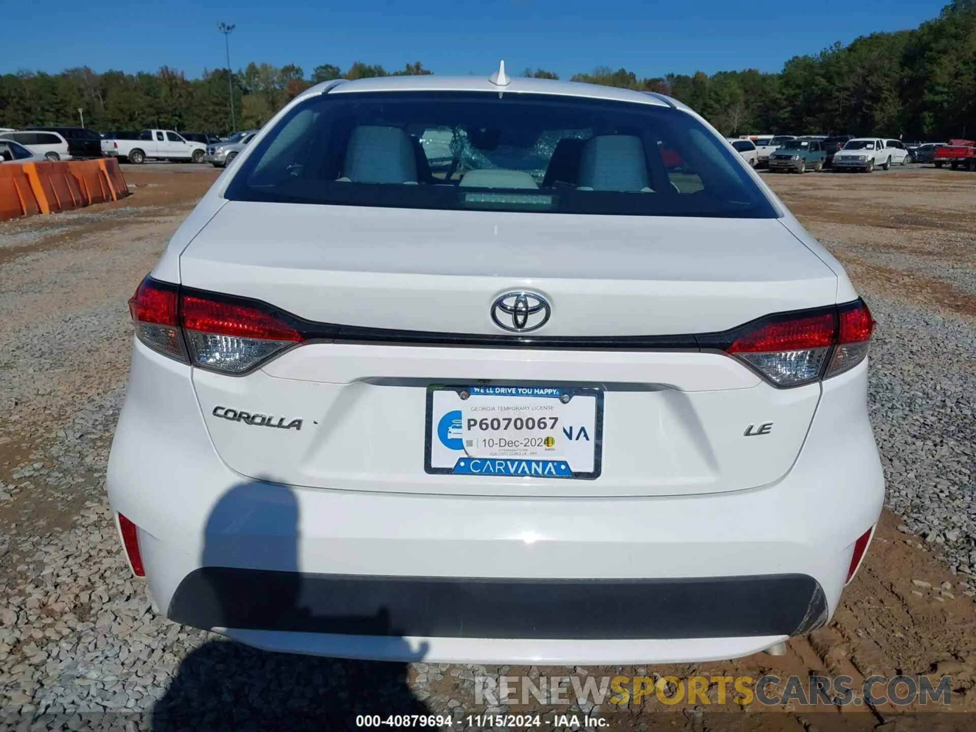 17 fotografías del automóvil dañado 5YFEPRAE6LP137566 TOYOTA COROLLA 2020