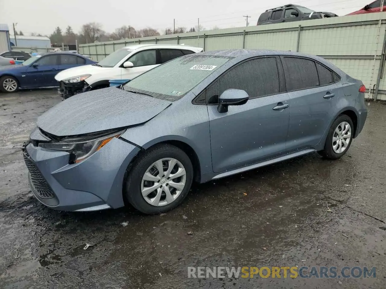 1 fotografías del automóvil dañado 5YFEPRAE6LP144856 TOYOTA COROLLA 2020