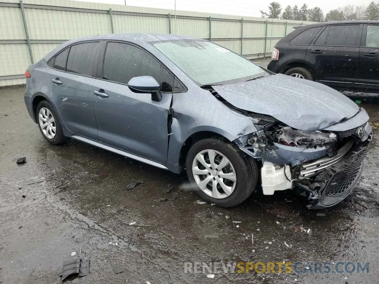 4 fotografías del automóvil dañado 5YFEPRAE6LP144856 TOYOTA COROLLA 2020