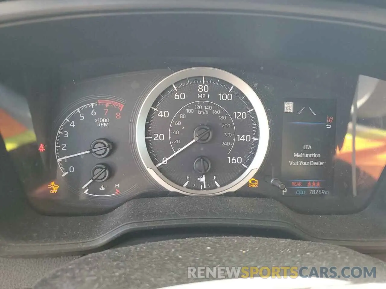 9 fotografías del automóvil dañado 5YFEPRAE6LP145988 TOYOTA COROLLA 2020