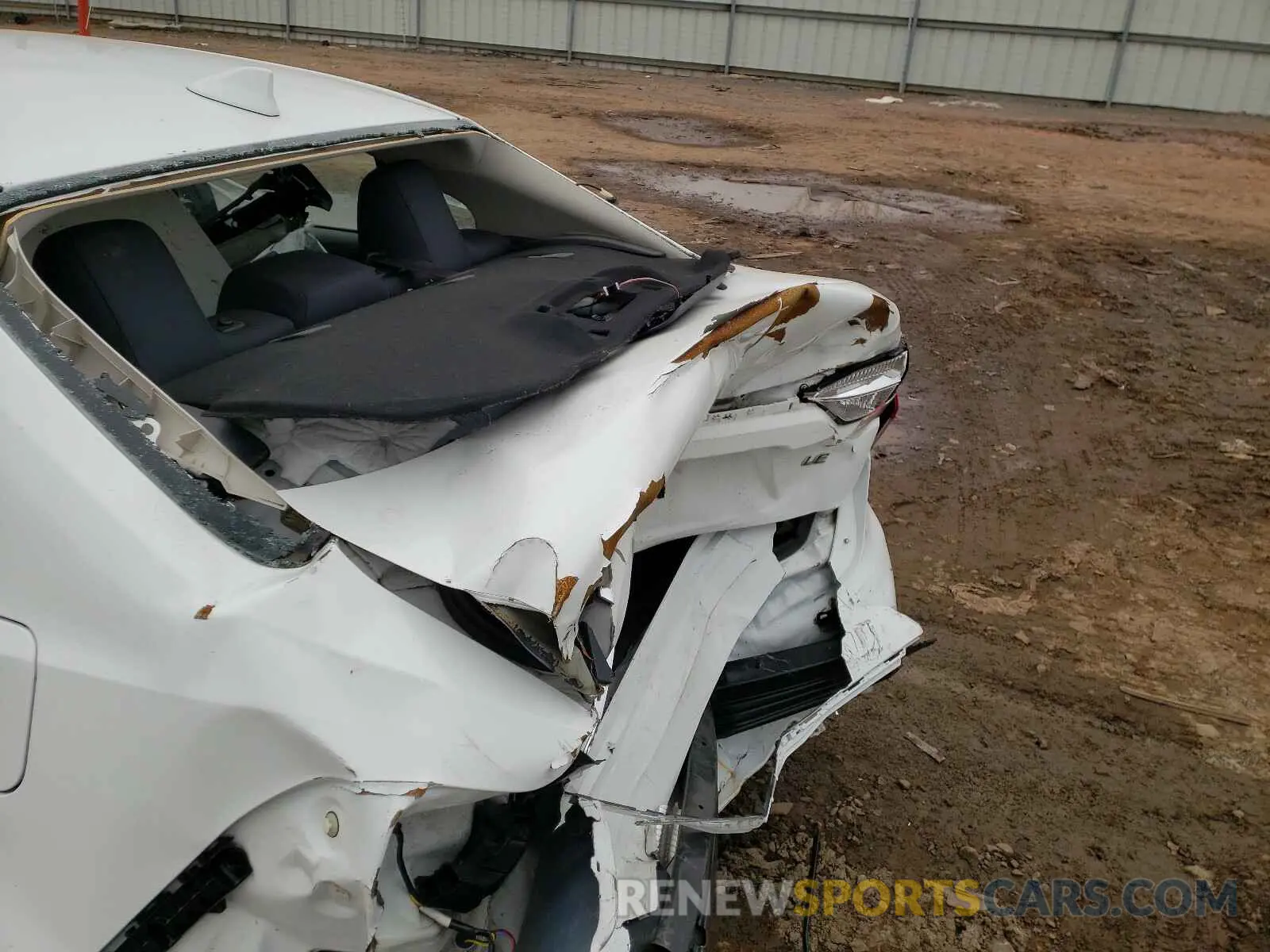 10 fotografías del automóvil dañado 5YFEPRAE7LP005061 TOYOTA COROLLA 2020