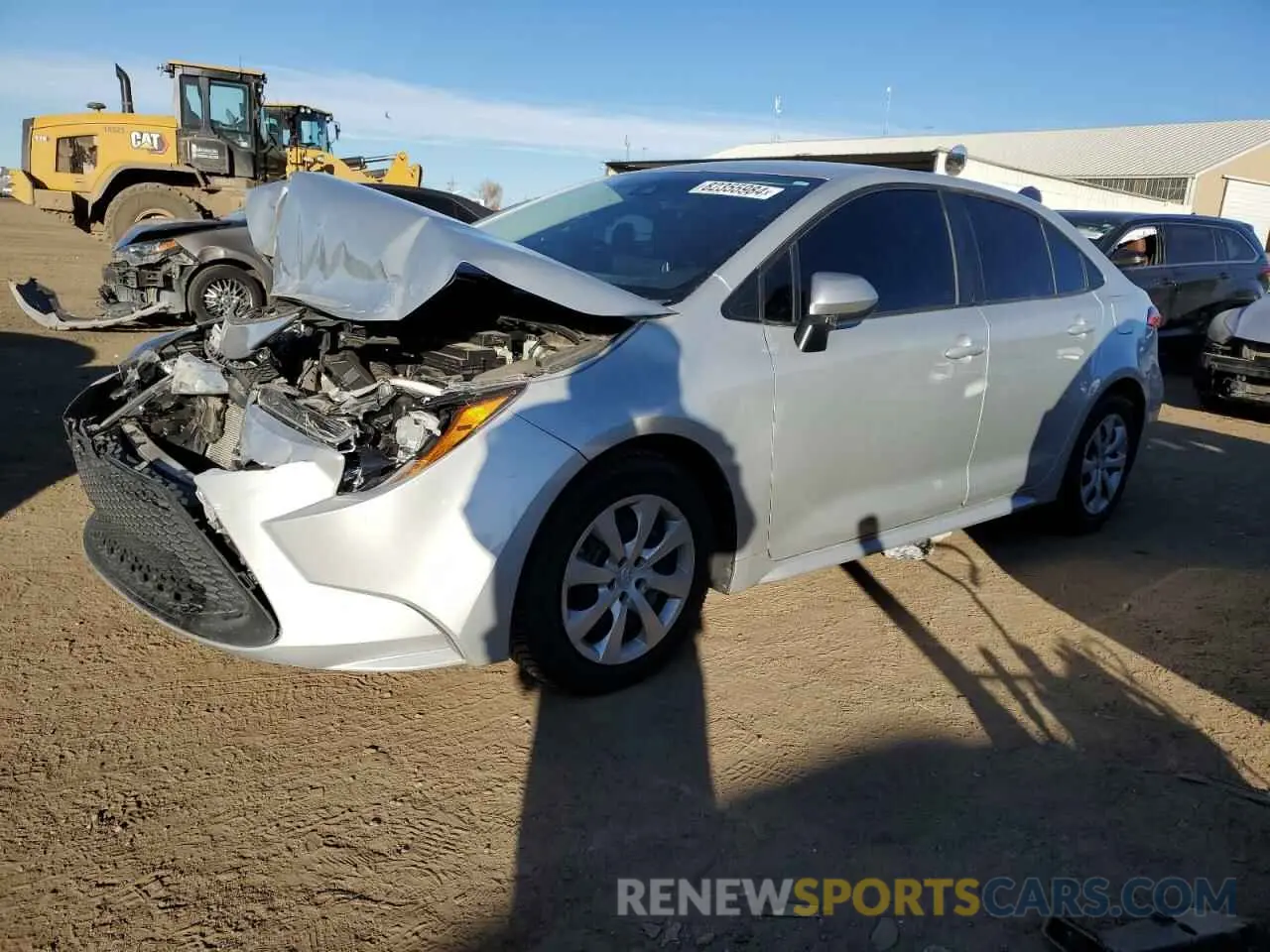 1 fotografías del automóvil dañado 5YFEPRAE7LP006209 TOYOTA COROLLA 2020