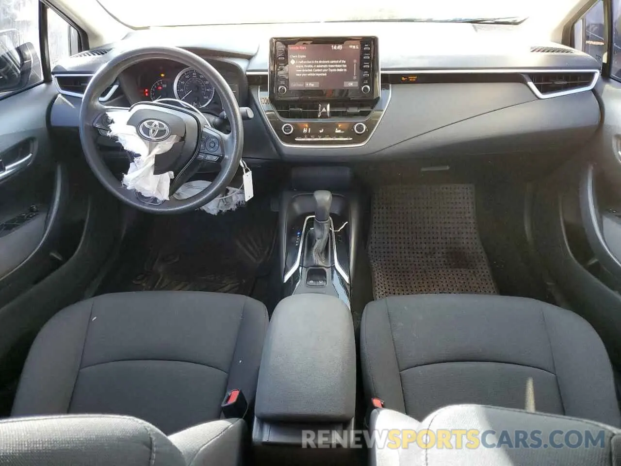 8 fotografías del automóvil dañado 5YFEPRAE7LP006209 TOYOTA COROLLA 2020