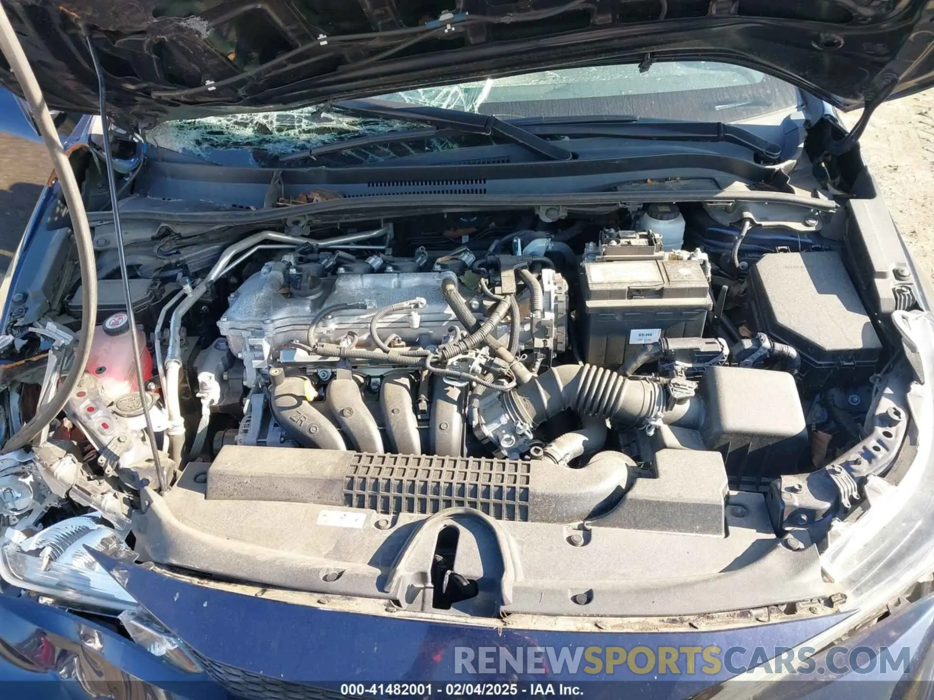 10 fotografías del automóvil dañado 5YFEPRAE7LP007229 TOYOTA COROLLA 2020