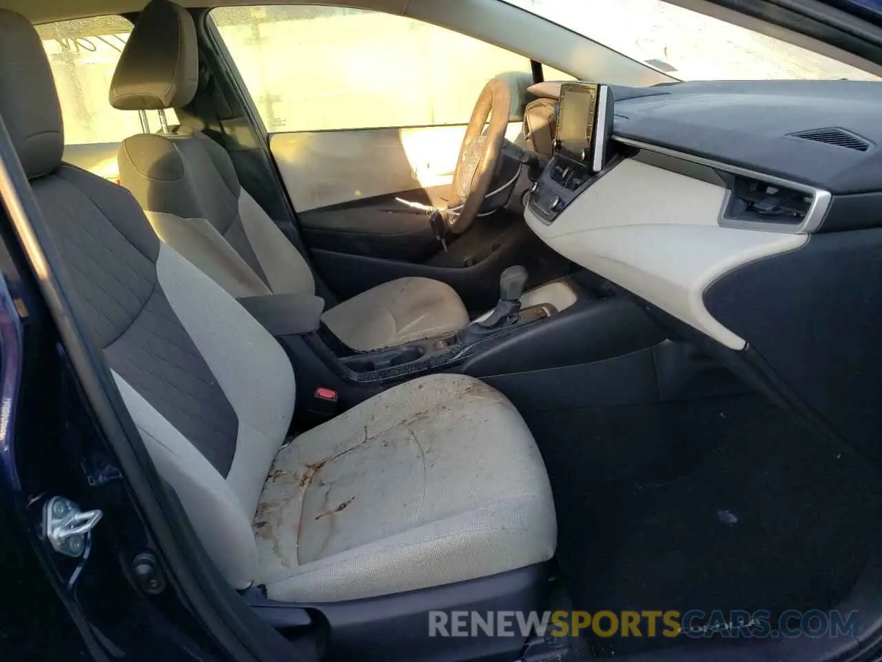 5 fotografías del automóvil dañado 5YFEPRAE7LP011572 TOYOTA COROLLA 2020