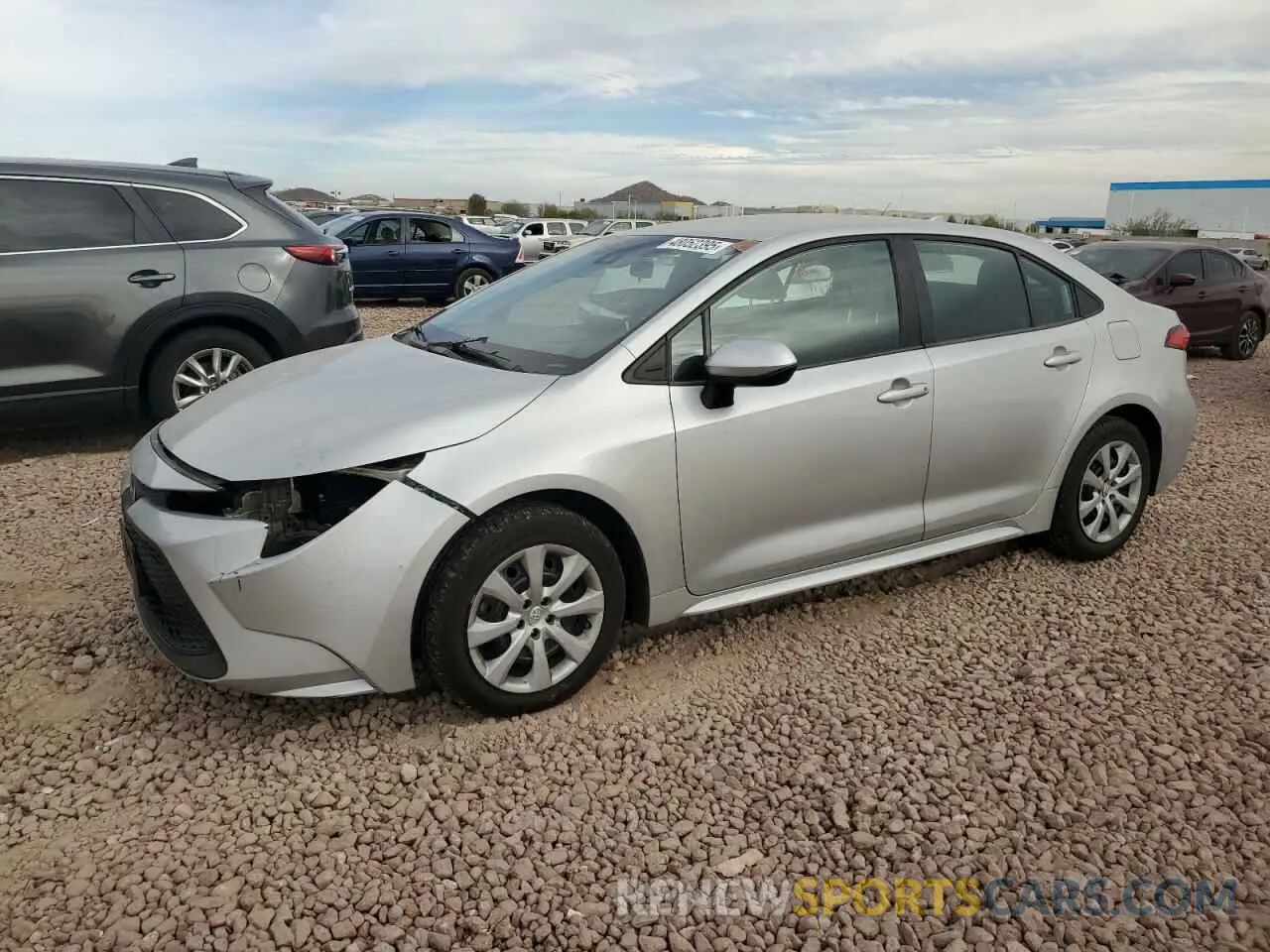 1 fotografías del automóvil dañado 5YFEPRAE7LP018697 TOYOTA COROLLA 2020