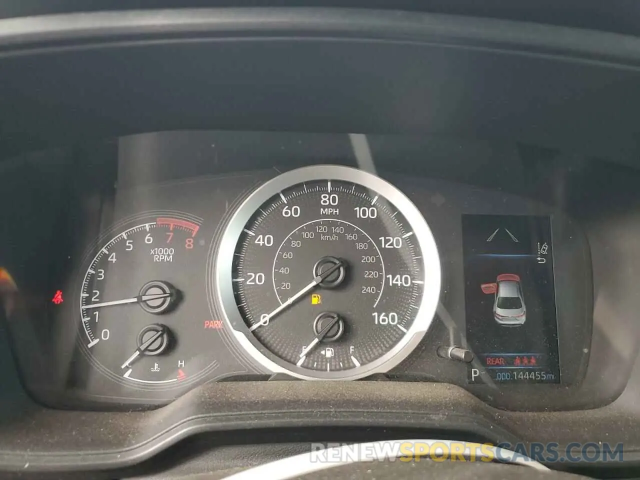 9 fotografías del automóvil dañado 5YFEPRAE7LP018697 TOYOTA COROLLA 2020