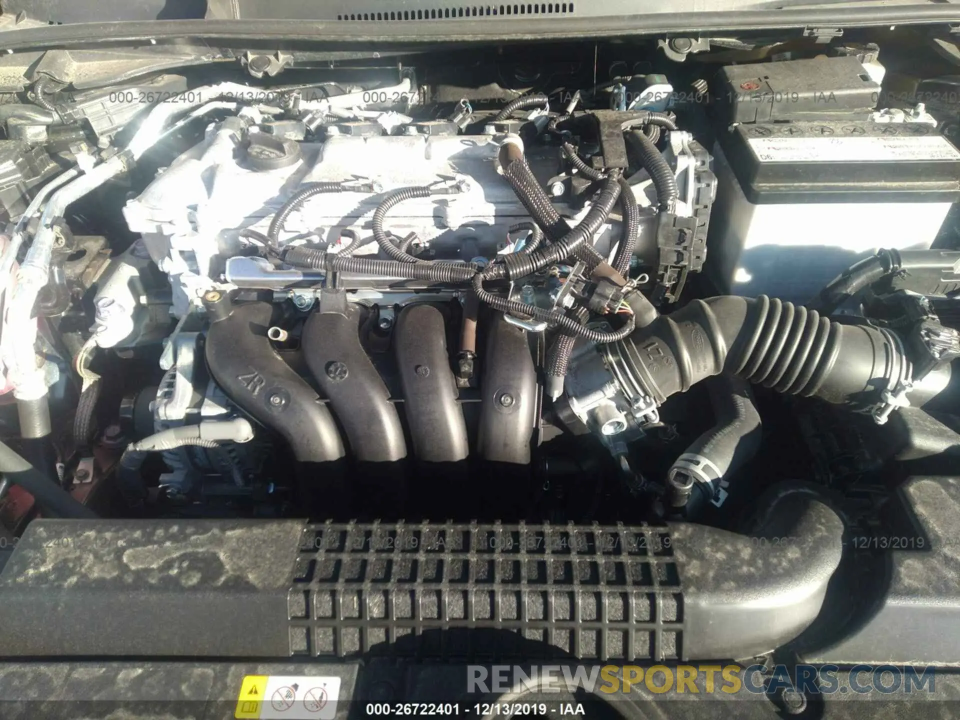 10 fotografías del automóvil dañado 5YFEPRAE7LP029585 TOYOTA COROLLA 2020