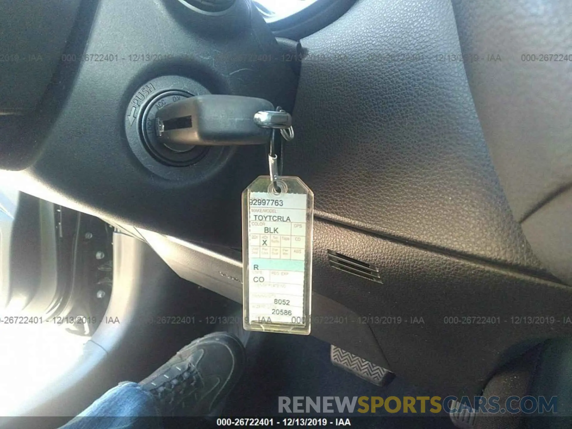 11 fotografías del automóvil dañado 5YFEPRAE7LP029585 TOYOTA COROLLA 2020