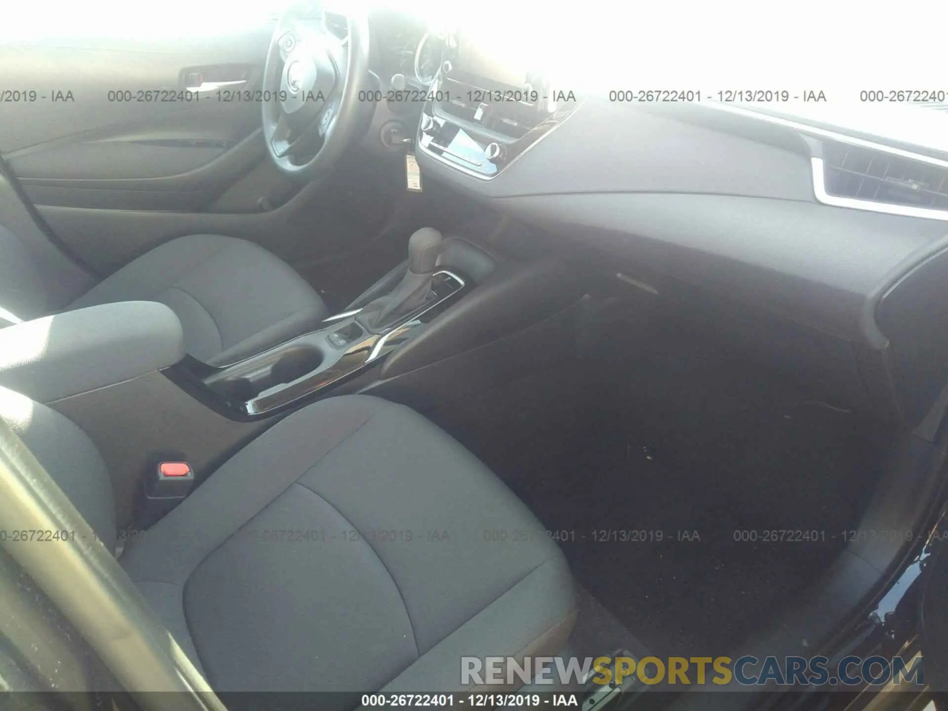 5 fotografías del automóvil dañado 5YFEPRAE7LP029585 TOYOTA COROLLA 2020