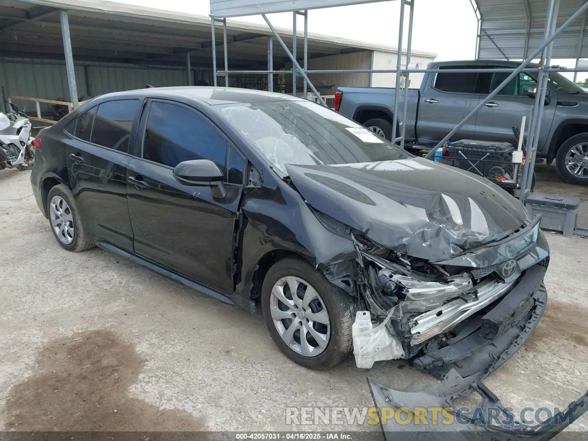 1 fotografías del automóvil dañado 5YFEPRAE7LP029862 TOYOTA COROLLA 2020