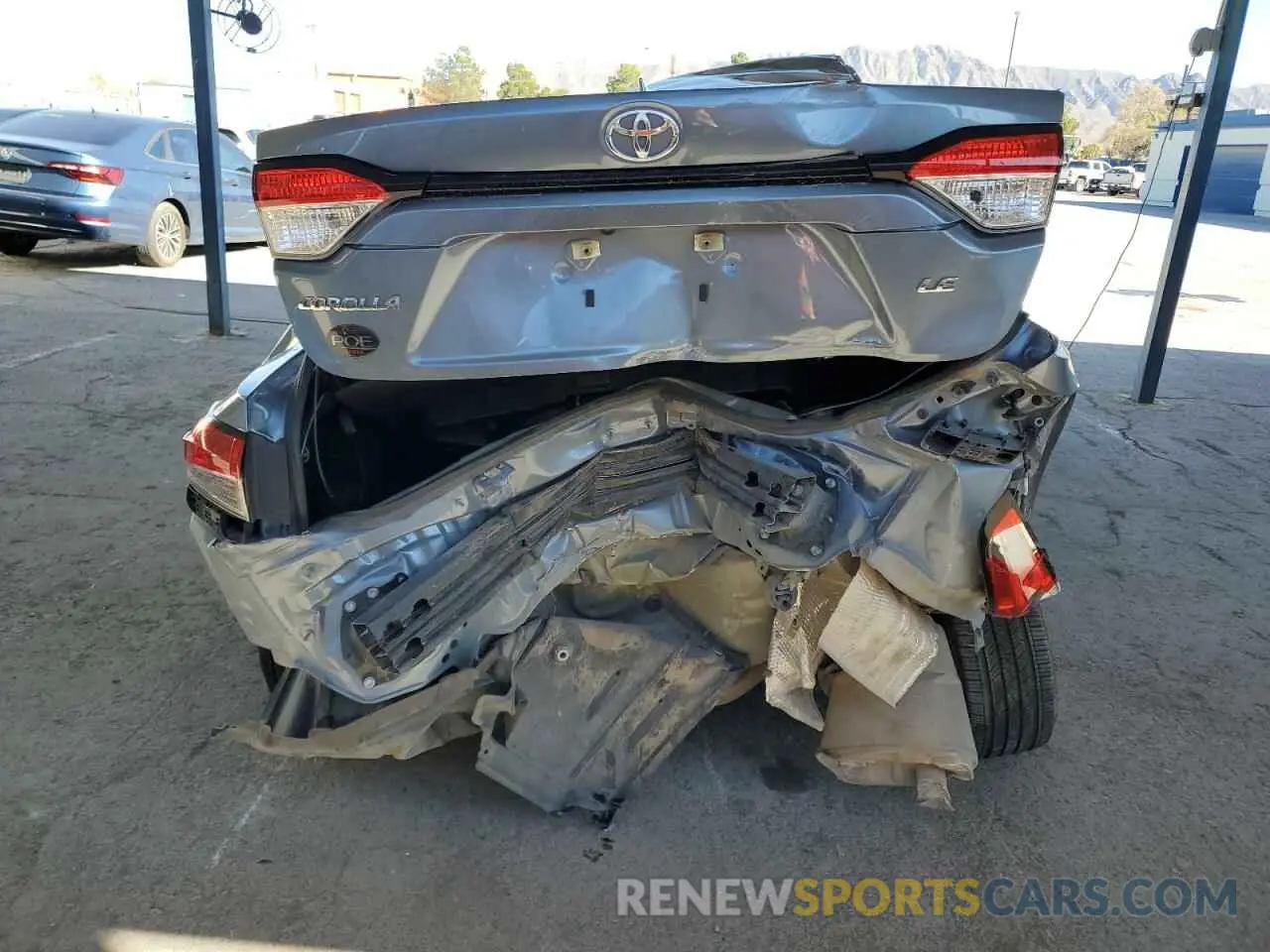 6 fotografías del automóvil dañado 5YFEPRAE7LP037623 TOYOTA COROLLA 2020