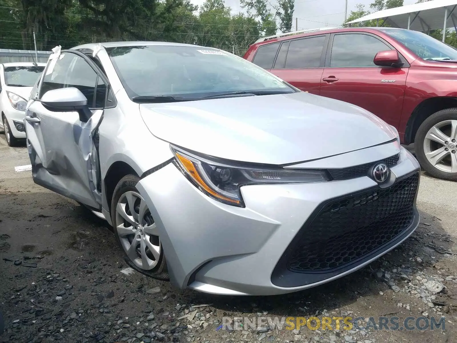 1 fotografías del automóvil dañado 5YFEPRAE7LP053272 TOYOTA COROLLA 2020