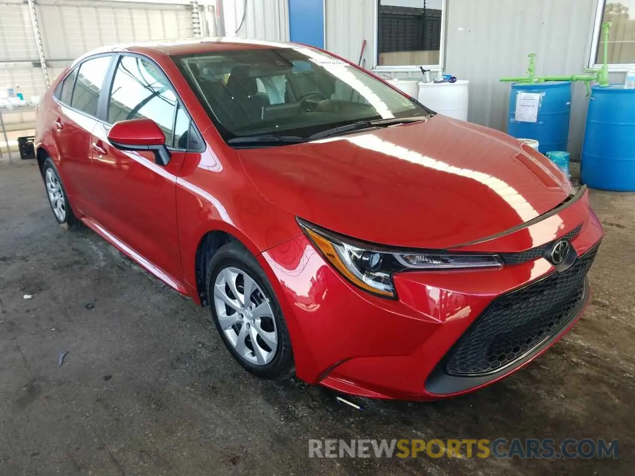 1 fotografías del automóvil dañado 5YFEPRAE7LP061825 TOYOTA COROLLA 2020