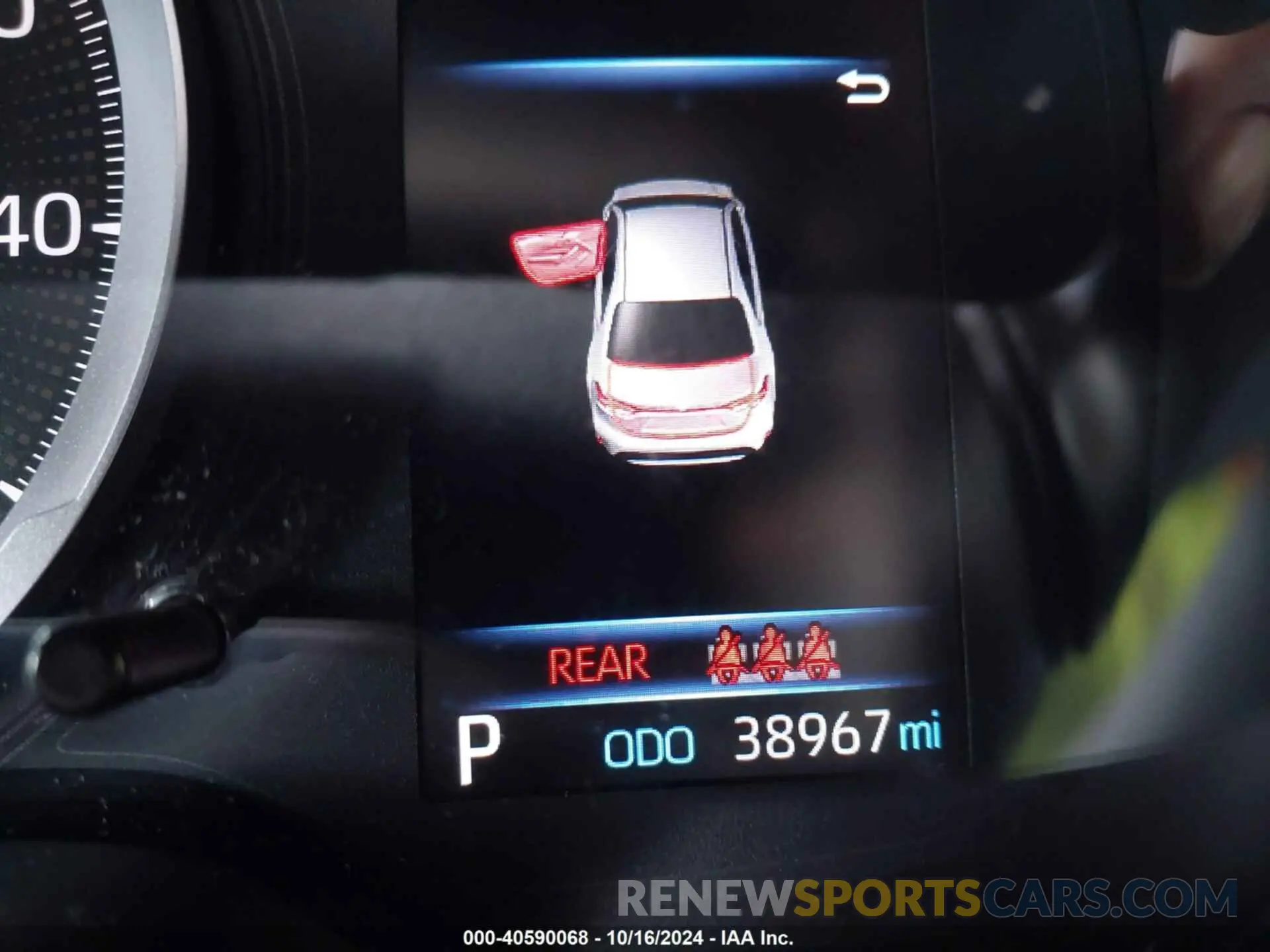 16 fotografías del automóvil dañado 5YFEPRAE7LP065079 TOYOTA COROLLA 2020