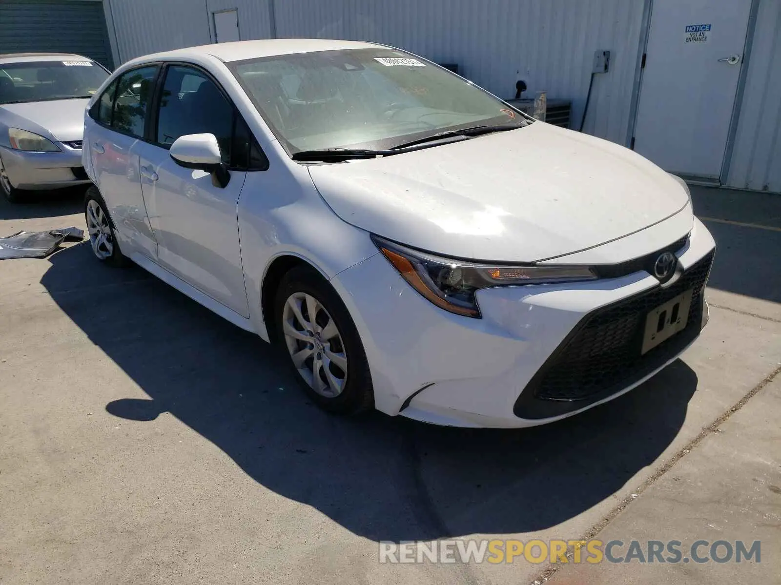 1 fotografías del automóvil dañado 5YFEPRAE7LP067513 TOYOTA COROLLA 2020