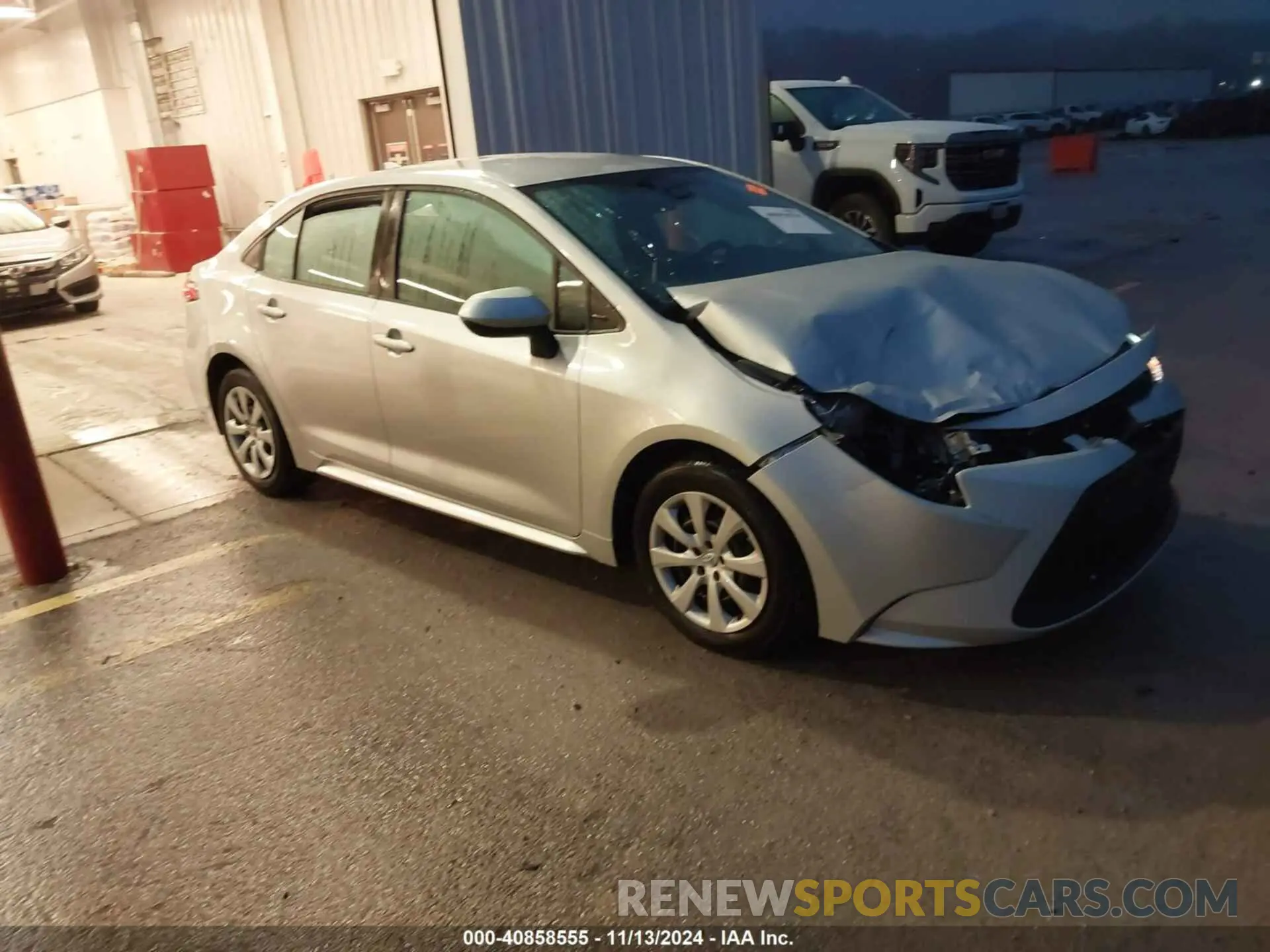 1 fotografías del automóvil dañado 5YFEPRAE7LP069018 TOYOTA COROLLA 2020