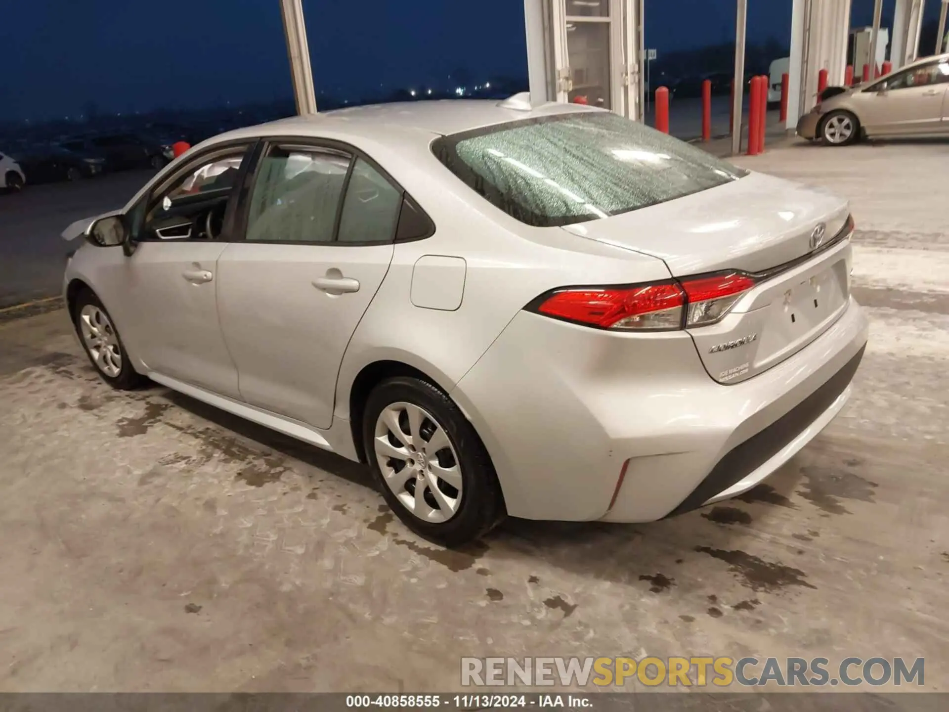 3 fotografías del automóvil dañado 5YFEPRAE7LP069018 TOYOTA COROLLA 2020