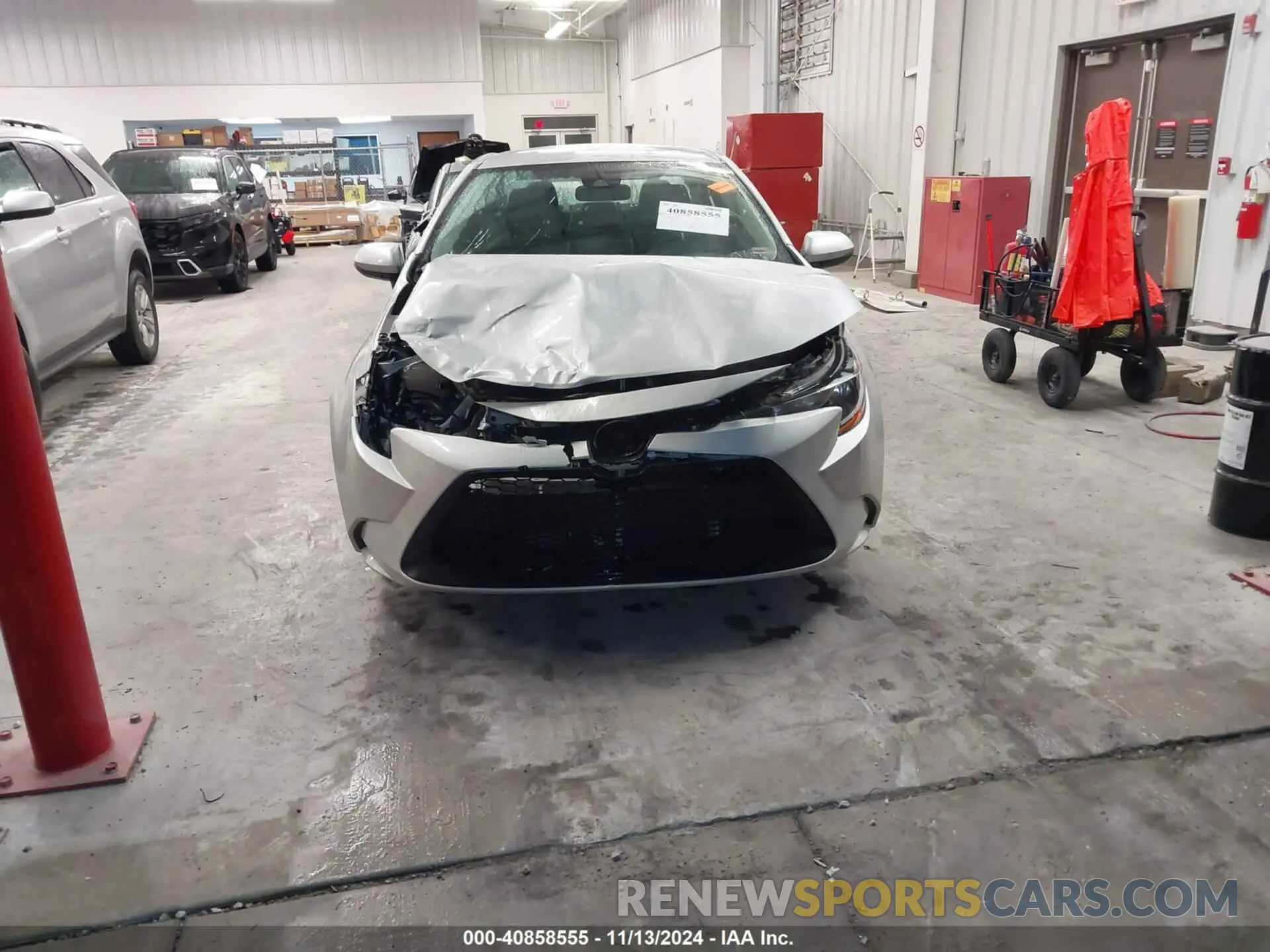 6 fotografías del automóvil dañado 5YFEPRAE7LP069018 TOYOTA COROLLA 2020