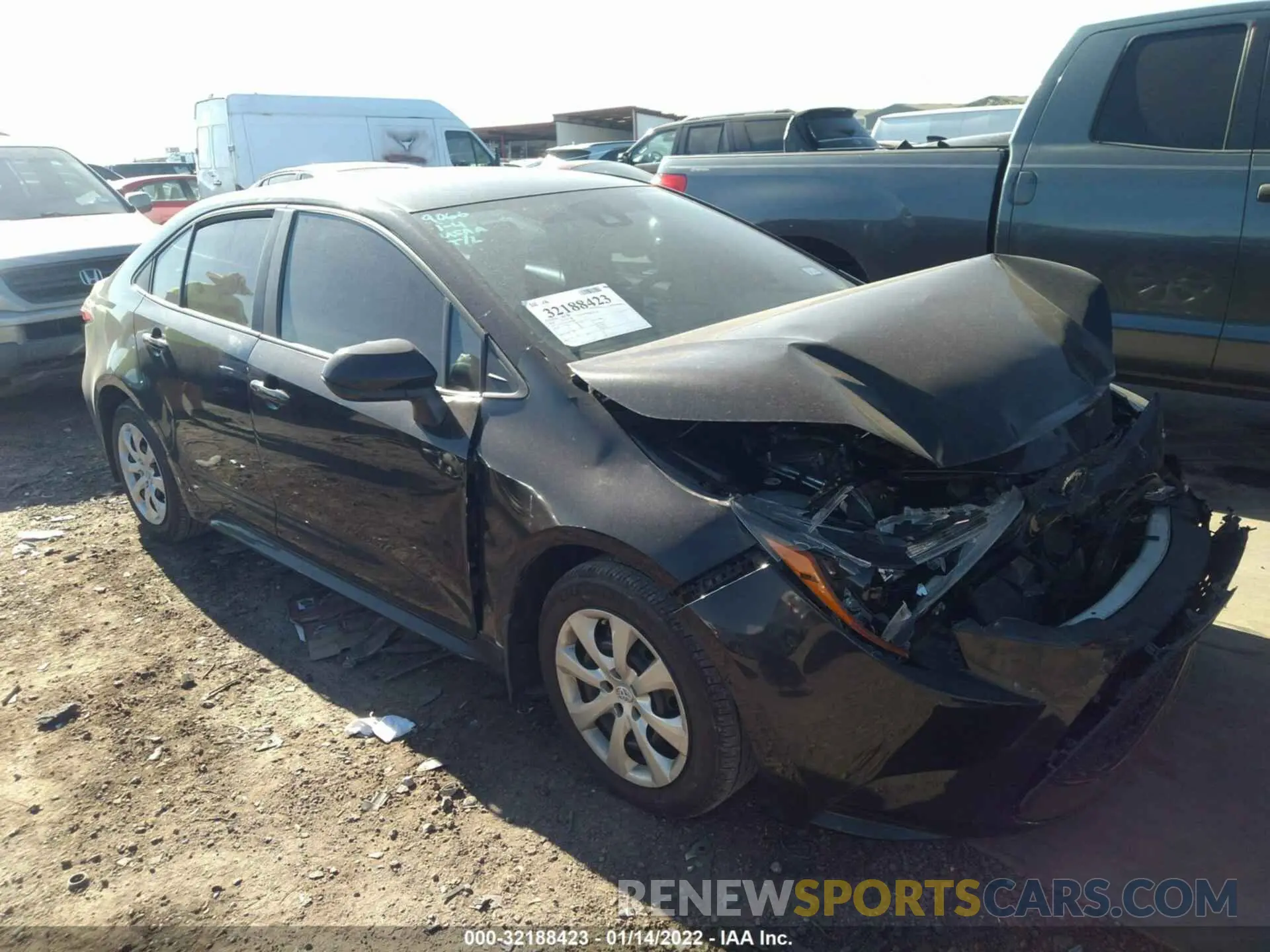 1 fotografías del automóvil dañado 5YFEPRAE7LP069472 TOYOTA COROLLA 2020