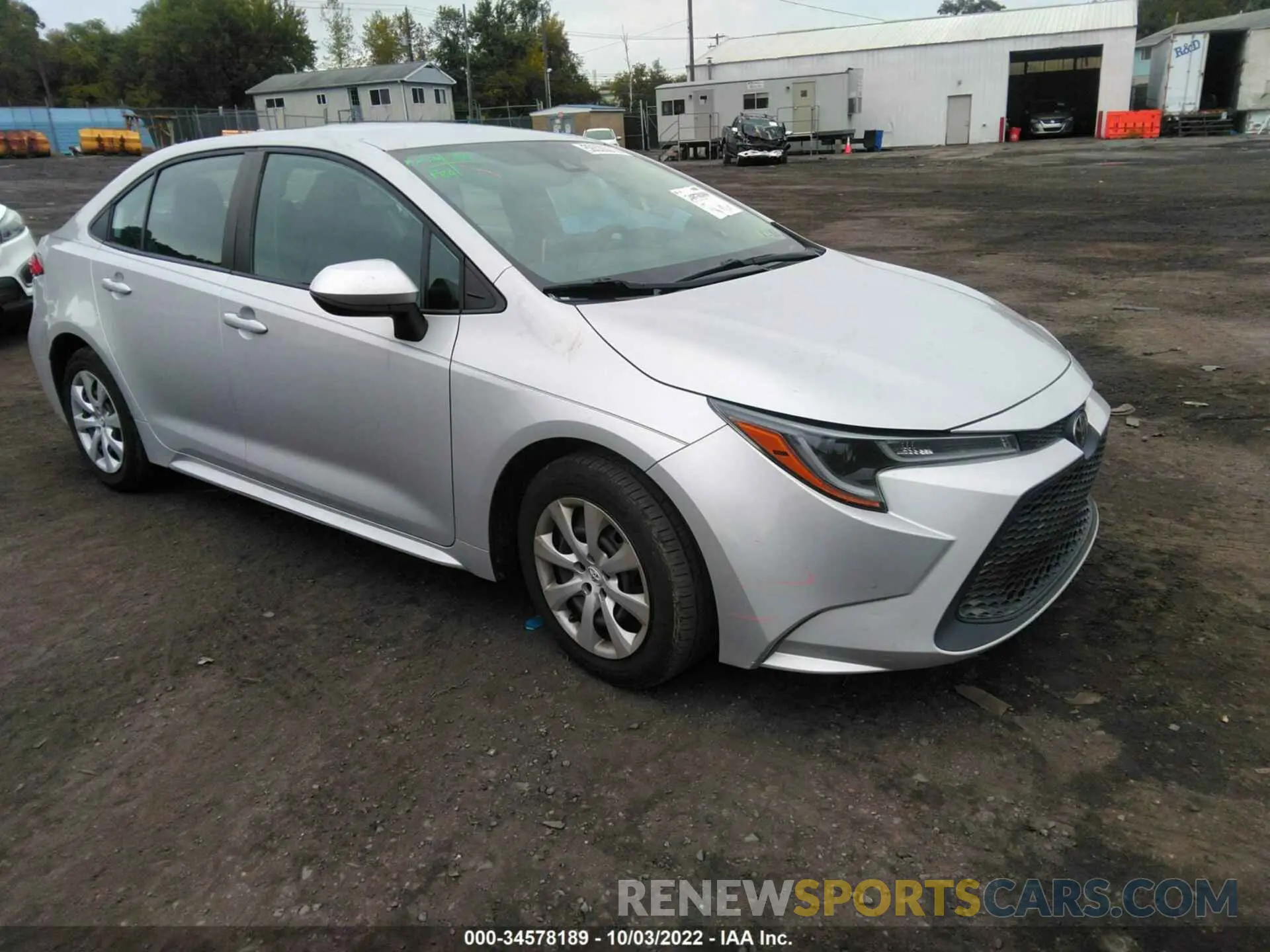 1 fotografías del automóvil dañado 5YFEPRAE7LP085297 TOYOTA COROLLA 2020