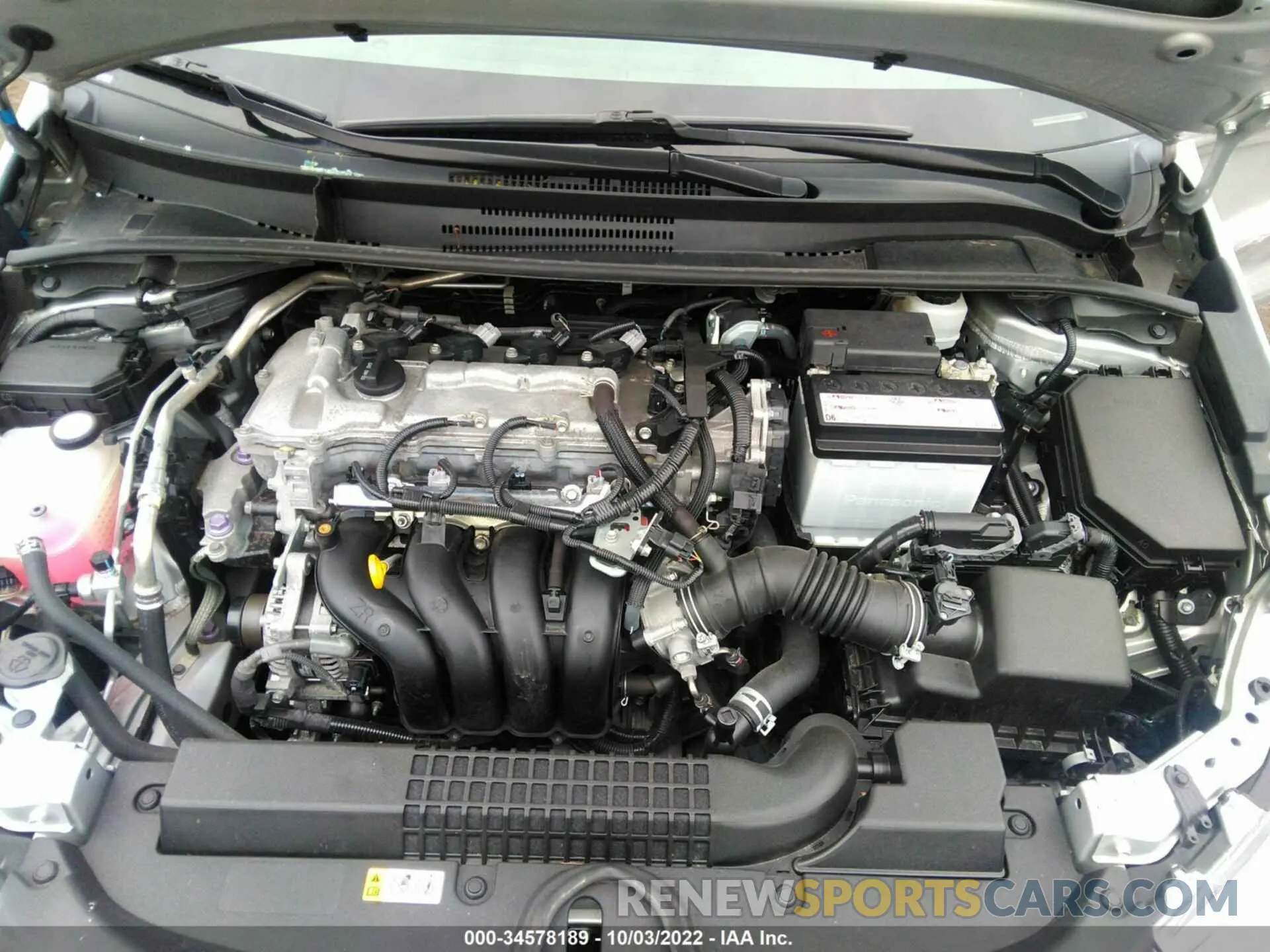 10 fotografías del automóvil dañado 5YFEPRAE7LP085297 TOYOTA COROLLA 2020