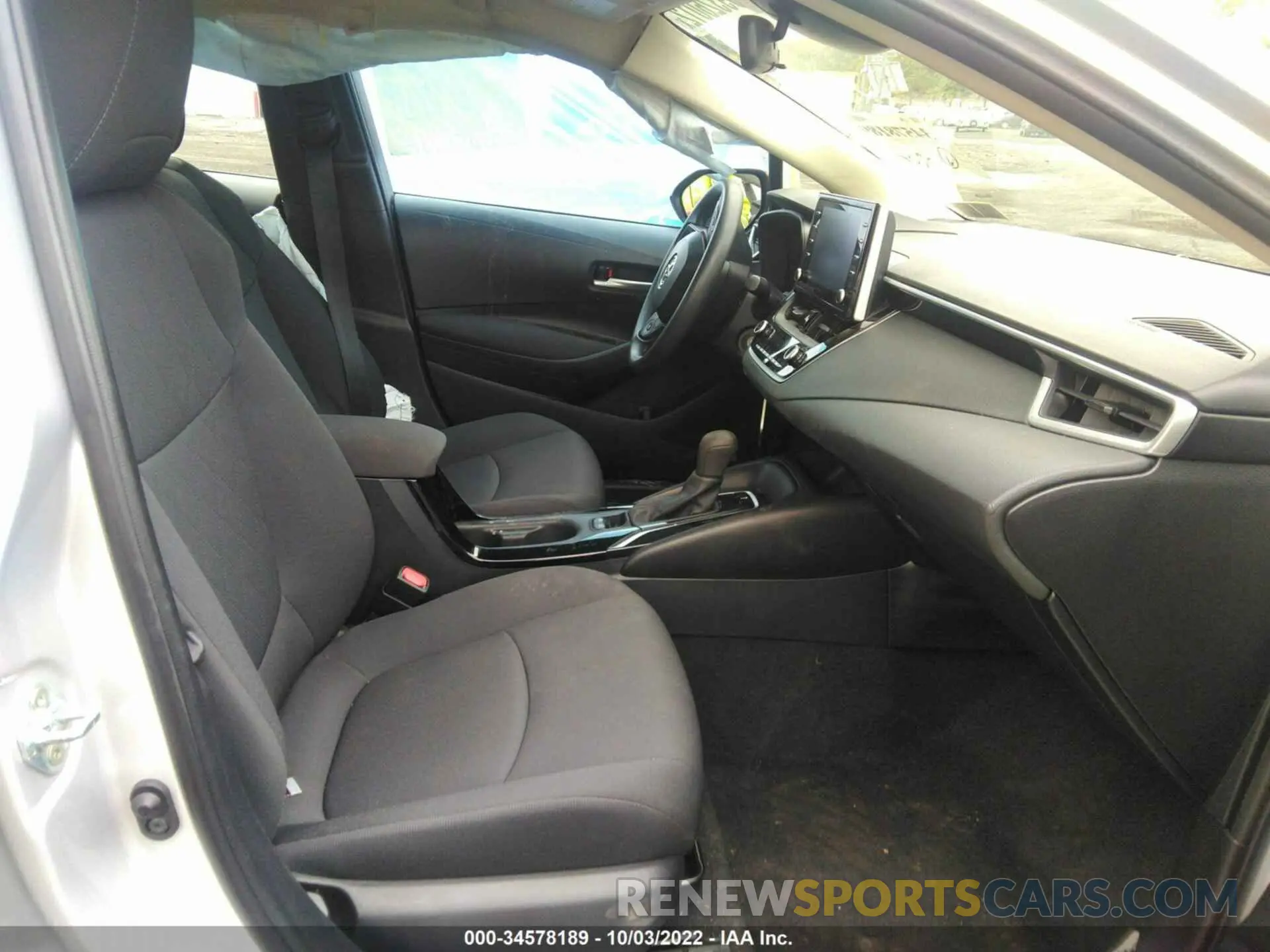 5 fotografías del automóvil dañado 5YFEPRAE7LP085297 TOYOTA COROLLA 2020