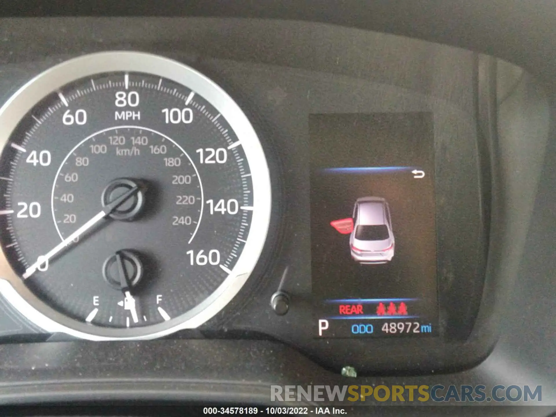 7 fotografías del automóvil dañado 5YFEPRAE7LP085297 TOYOTA COROLLA 2020