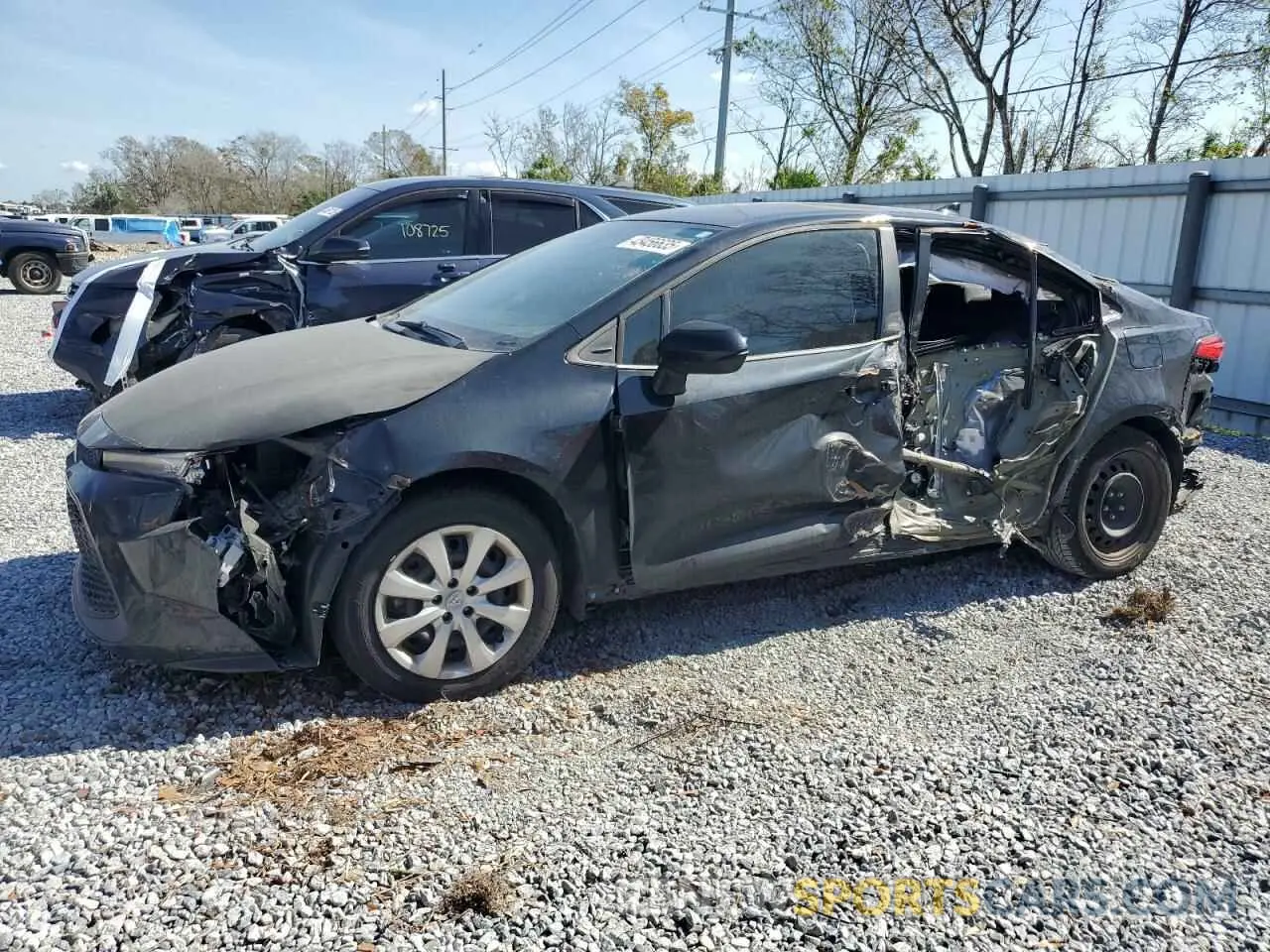 1 fotografías del automóvil dañado 5YFEPRAE7LP086210 TOYOTA COROLLA 2020