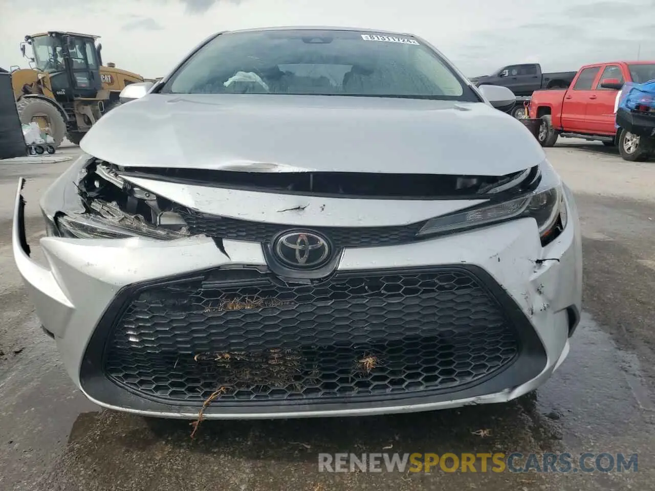 5 fotografías del automóvil dañado 5YFEPRAE7LP086837 TOYOTA COROLLA 2020