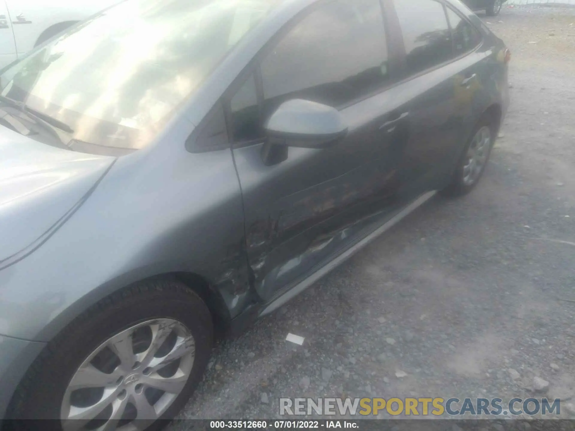 6 fotografías del automóvil dañado 5YFEPRAE7LP106150 TOYOTA COROLLA 2020