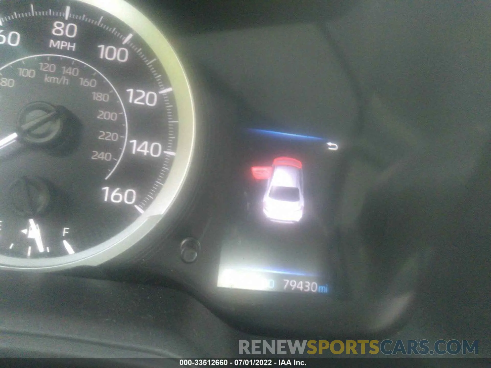 7 fotografías del automóvil dañado 5YFEPRAE7LP106150 TOYOTA COROLLA 2020