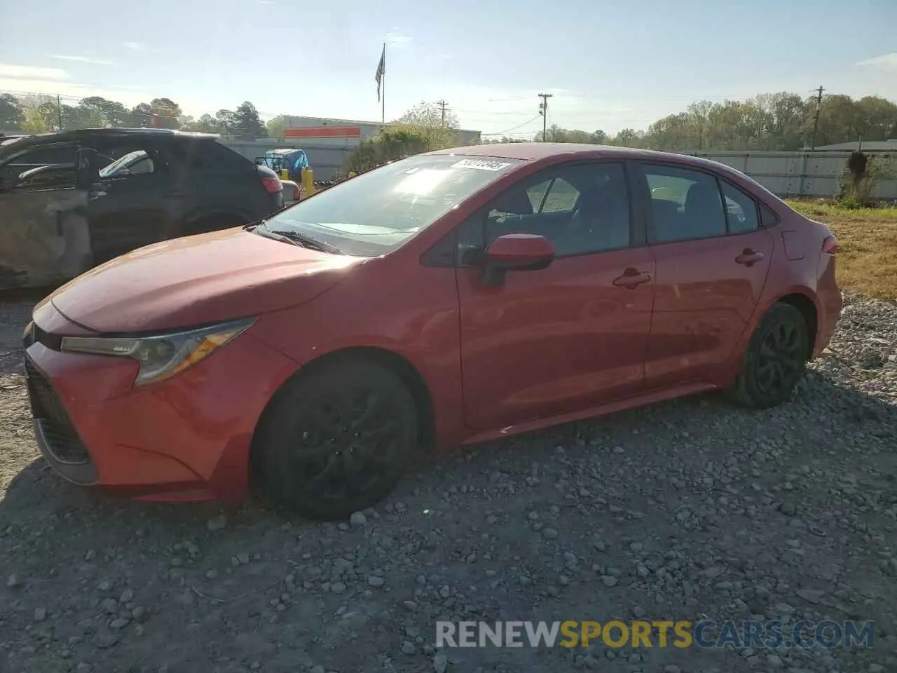 1 fotografías del automóvil dañado 5YFEPRAE7LP110487 TOYOTA COROLLA 2020
